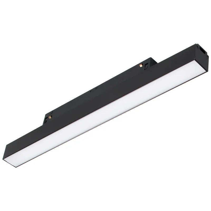 Magnetic LED Linear Track Spot Lighting System Magnetic Magnet Rail LED Lamp Magnetic Track Light 48V Alostoura lighting