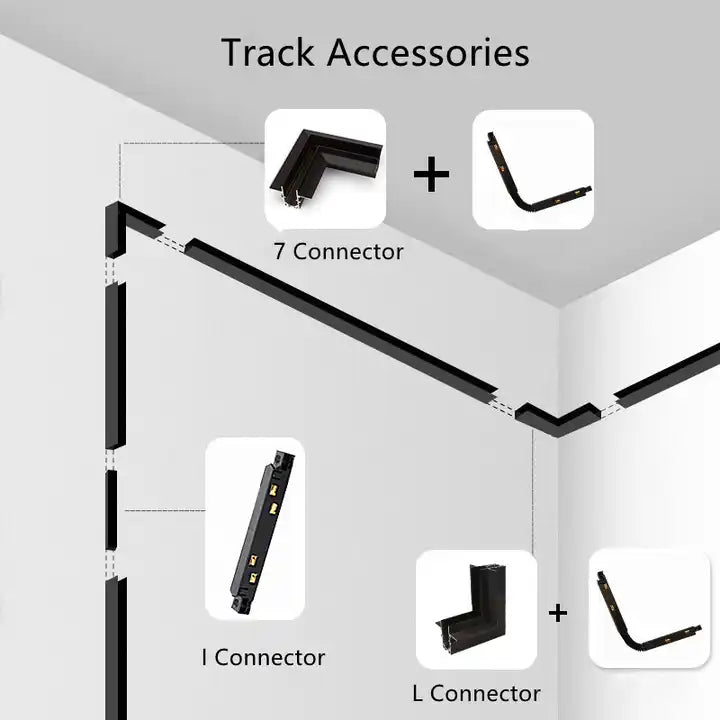 Magnetic Linear Rail Track 2 Meter Alostoura lighting