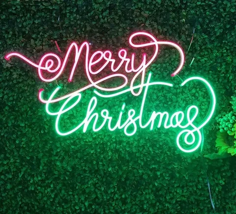 Merry Christmas Neon Designs in any size Alostoura lighting