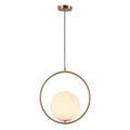 Modern Ball Glass Chandelier Gold Alostoura lighting