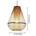 Modern Decorative Simple Style  Bamboo Pendant standing lamp Alostoura lighting
