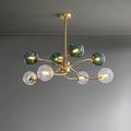 Modern G9 Green with clean glass chandelier bedroom living room hanging chandelier&pendant lamp Alostoura lighting