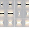 Modern Garden Ip65 Long Led Up Down Waterproof Home Outdoor Wall Lamps Lighting Alostoura lighting