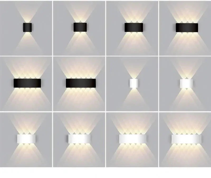 Modern Garden Ip65 Long Led Up Down Waterproof Home Outdoor Wall Lamps Lighting Alostoura lighting