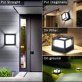 Modern Garden Led Wall Lights Outdoor Fixture External Luminaire Black Alostoura lighting