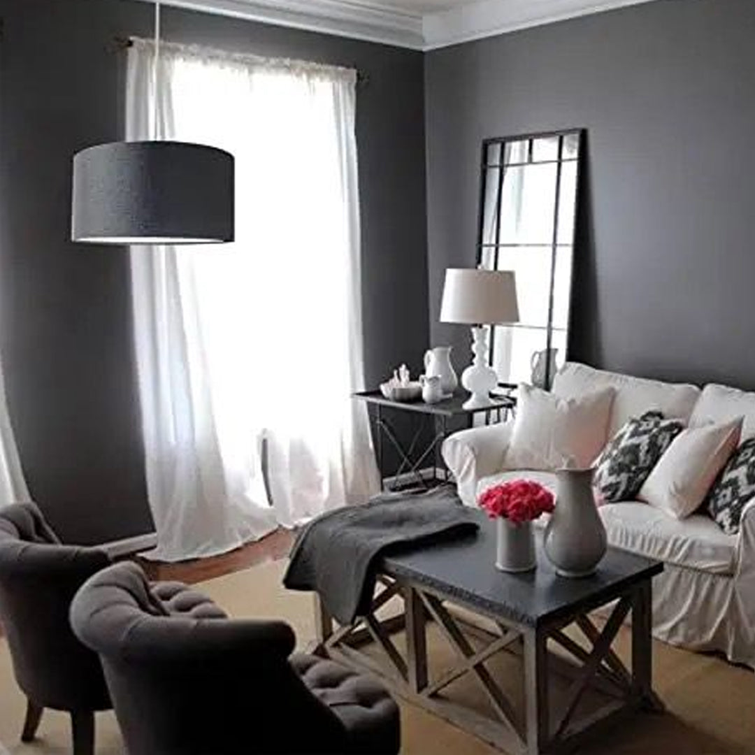 Modern Interior Fabric Acrylic Lamp White Linen Drum Lighting Pendant Light Hanging lamp For Living Room Alostoura lighting