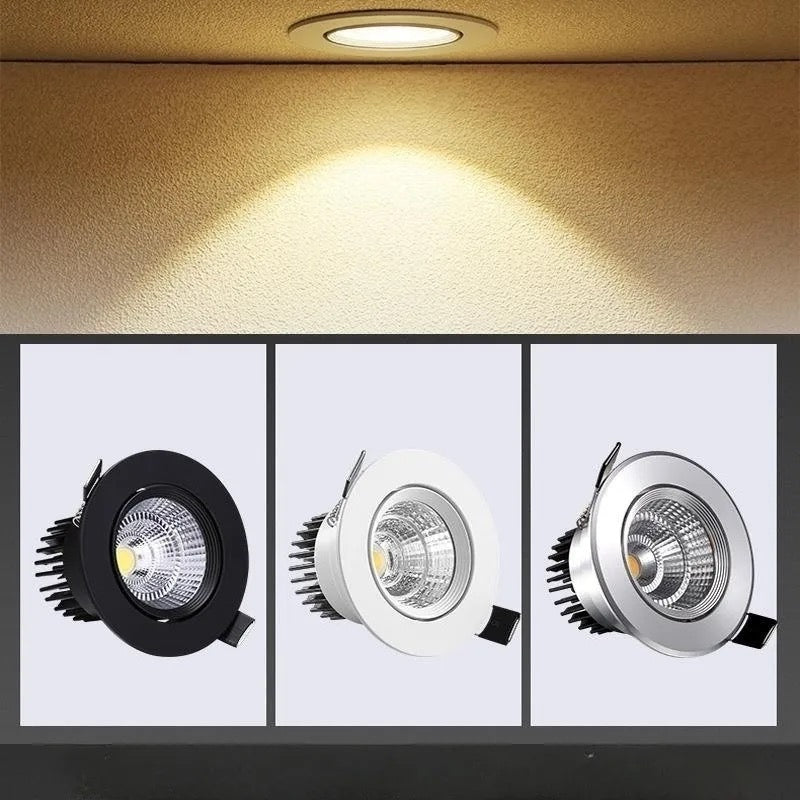 Modern Lighting Embedded LED Downlight Ceiling Spotlight Angle Adjustable Home Lighting Alostoura lighting