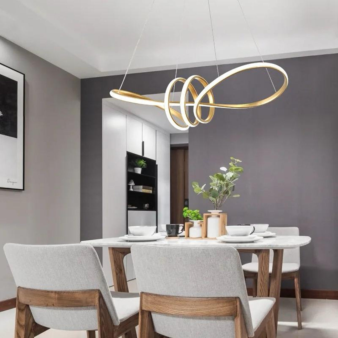 Modern Linear Led Strip light Pendant Home Led Ceiling Chandeliers Pendant Lights Alostoura lighting