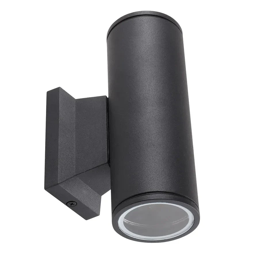 Modern Luminaire Courtyard Outdoor Up And Down Ip65 Square Wall Sconce Gu10 Waterproof Patio Garden LED Exterior Wall Lighting Alostoura lighting