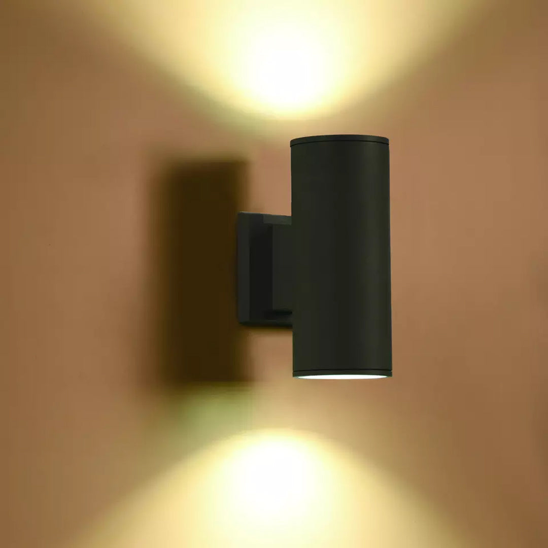 Modern Luminaire Courtyard Outdoor Up And Down Ip65 Square Wall Sconce Gu10 Waterproof Patio Garden LED Exterior Wall Lighting Alostoura lighting