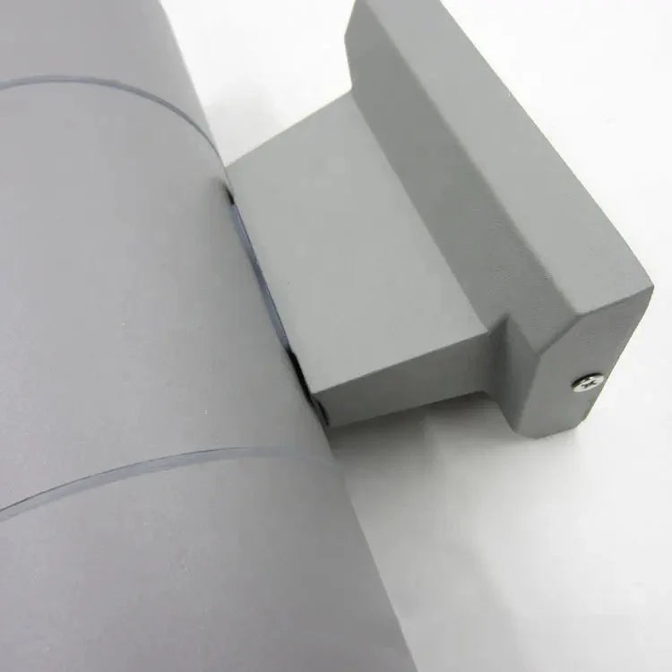 Modern Luminaire Courtyard Outdoor Up And Down Ip65 Square Wall Sconce Gu10 Waterproof Patio Garden LED Exterior Wall Lighting Alostoura lighting