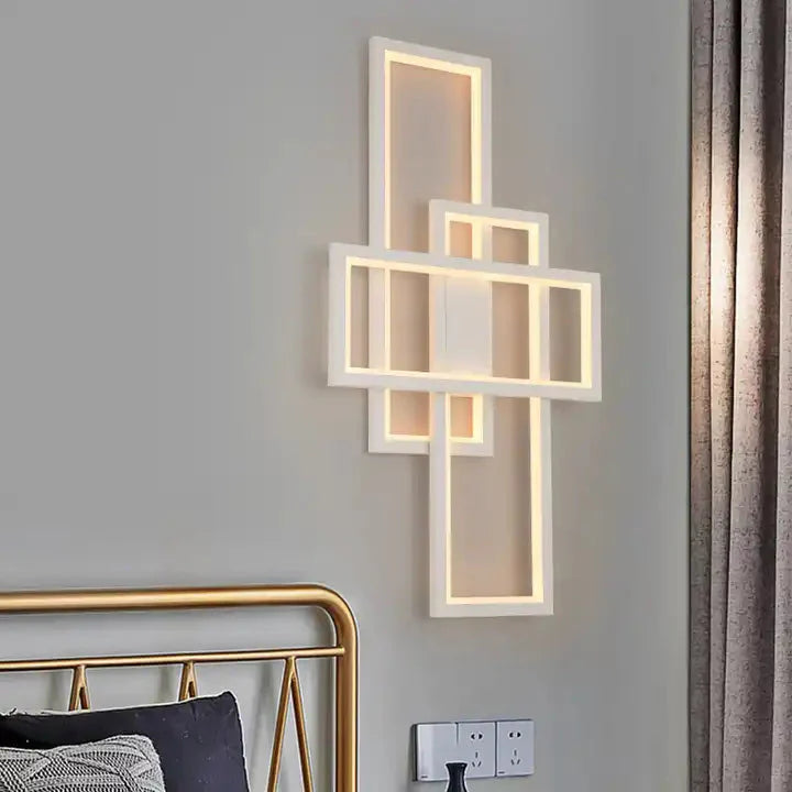 Modern Minimalist Nordic Indoor Corridor Stairs Aluminum Silicone Led Wall Lamps Alostoura lighting