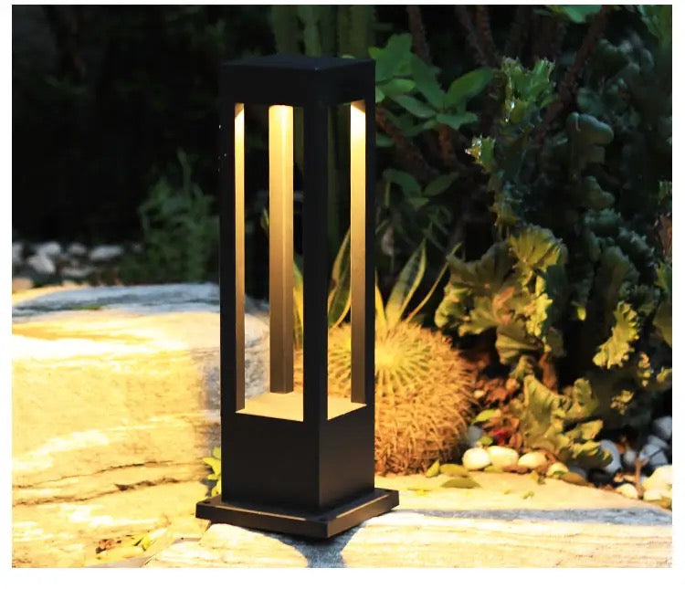 Modern Outdoor Waterproof Rectangular Lighting Led Lighting Courtyard Garden Lawn Light Alostoura lighting