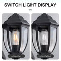Modern Style Luxury Black Outdoor Decoration led lantern Wall Lamp for Garden Alostoura lighting