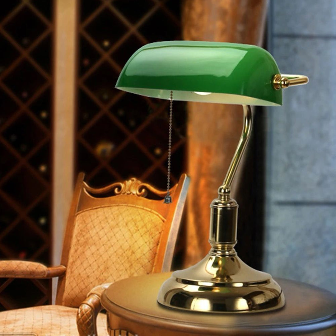 Modern hotel room decoration lighting iron glass bedside reading E27 table lamp Alostoura lighting