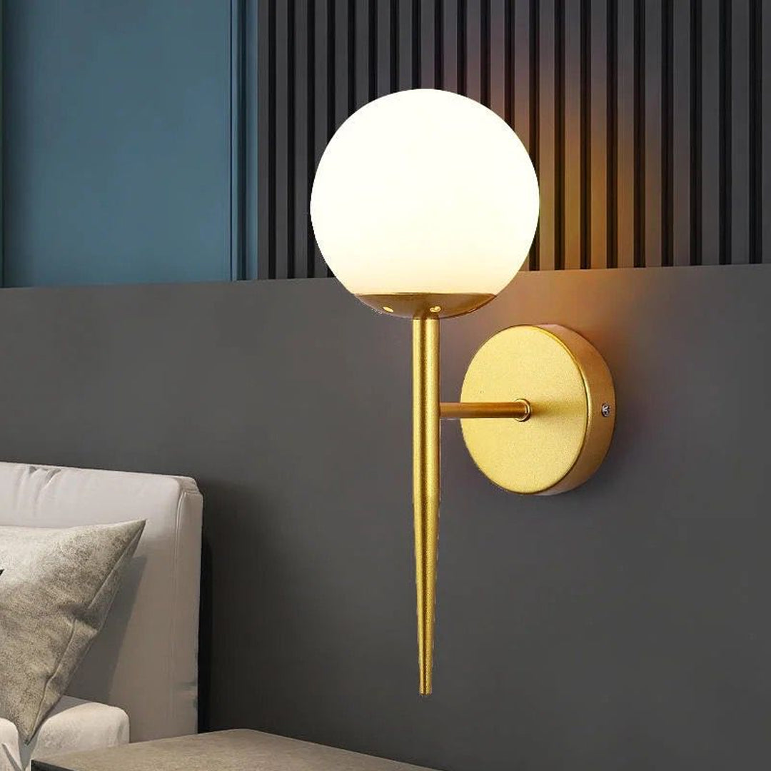 Modern metal wall  lamp bedroom bedside decorative ball wall lamp Alostoura lighting