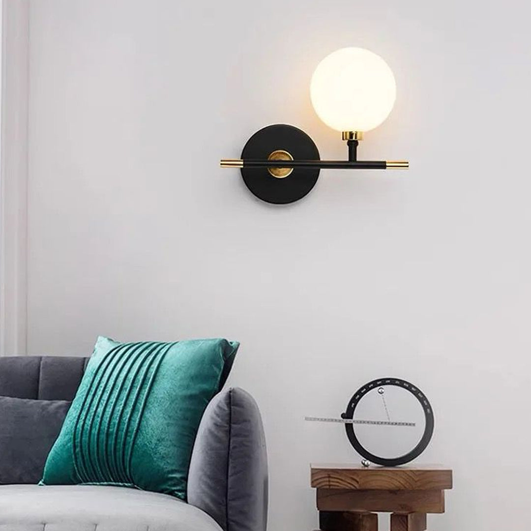 Modern simple wall lamp Nordic personality creative wall lamp suitable for living room bedroom Alostoura lighting