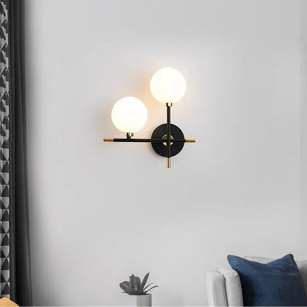 Modern simple wall lamp Nordic personality creative wall lamp suitable for living room bedroom Alostoura lighting