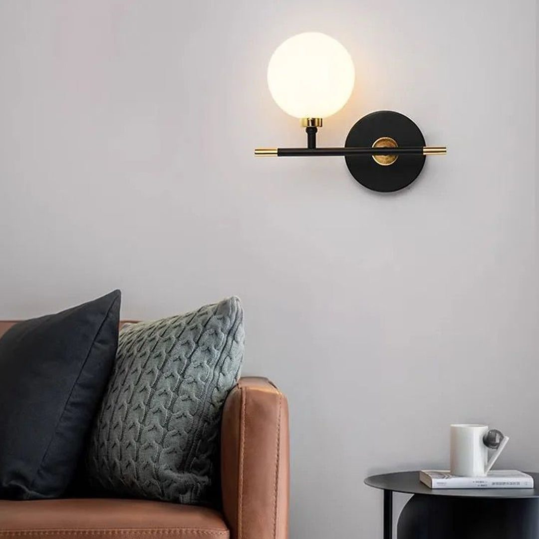 Modern simple wall lamp Nordic personality creative wall lamp suitable for living room bedroom Alostoura lighting