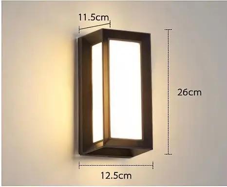 Mounted Waterproof Aluminum Exterior Lighting Wall Mounted Led Wall Lamp Alostoura lighting