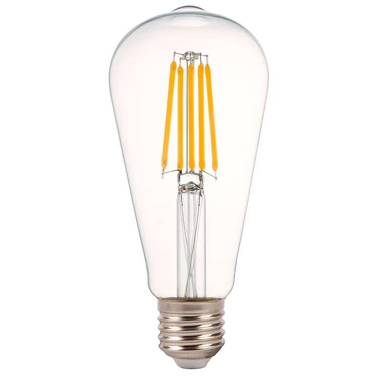 NEW LIGHTS Vintage Style Decorative Light Bulb Warm White 4W ST64 LED Filament Bulb Alostoura lighting