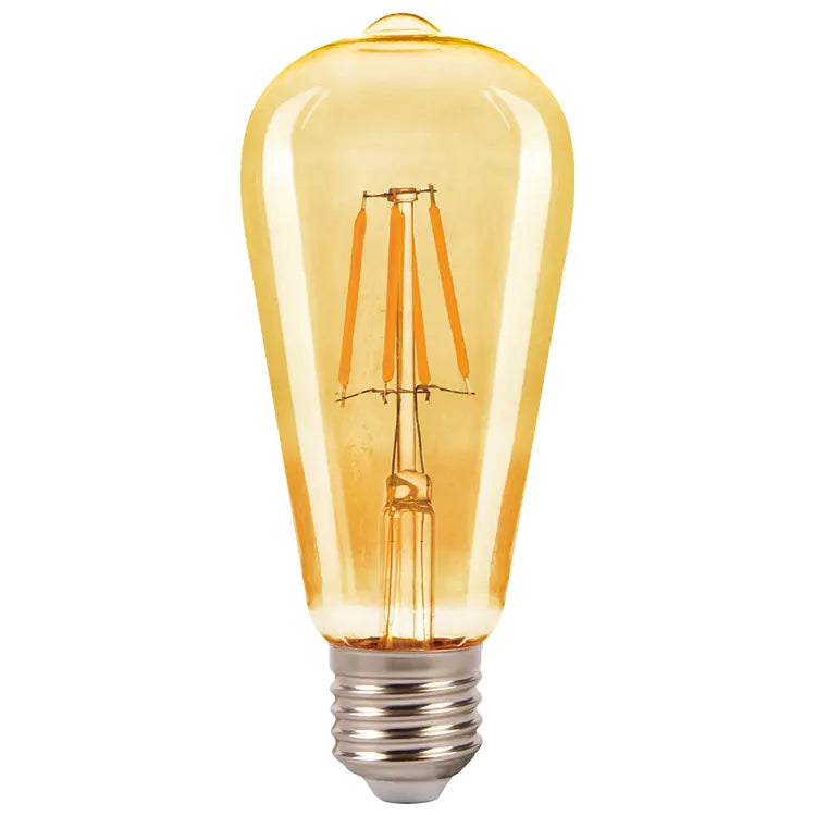 NEW LIGHTS Vintage Style Decorative Light Bulb Warm White 4W ST64 LED Filament Bulb Alostoura lighting