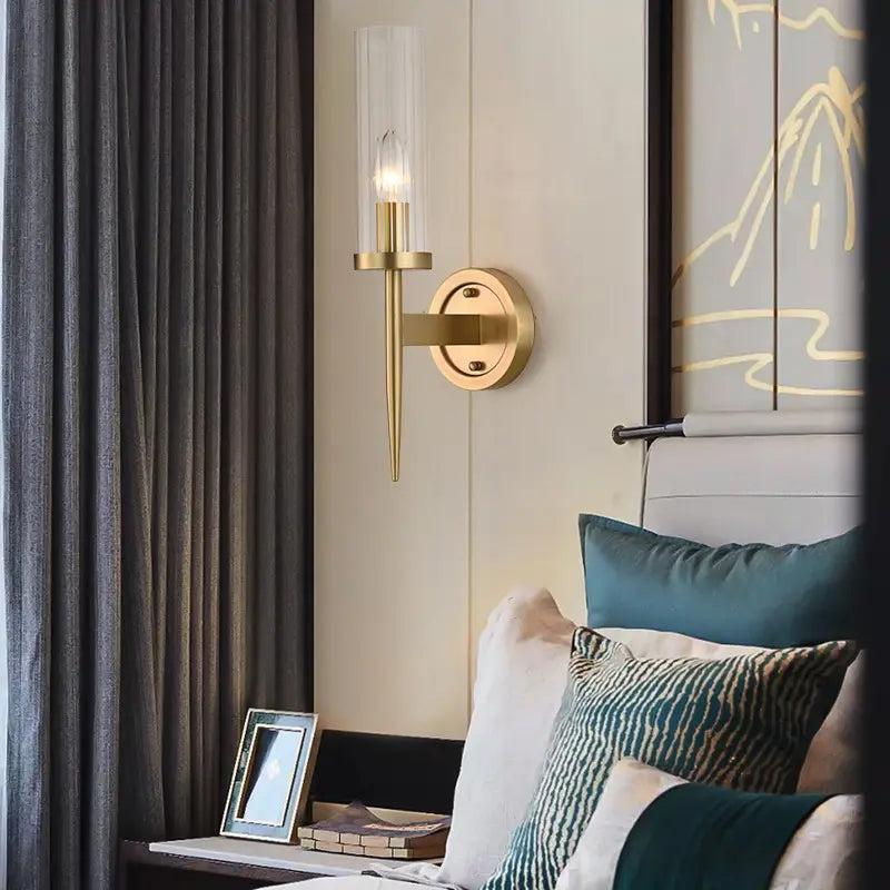 New Arrival Modern Wall Sconce Lamp Indoor Led Glass Bedside Wall Light Fixture Alostoura lighting