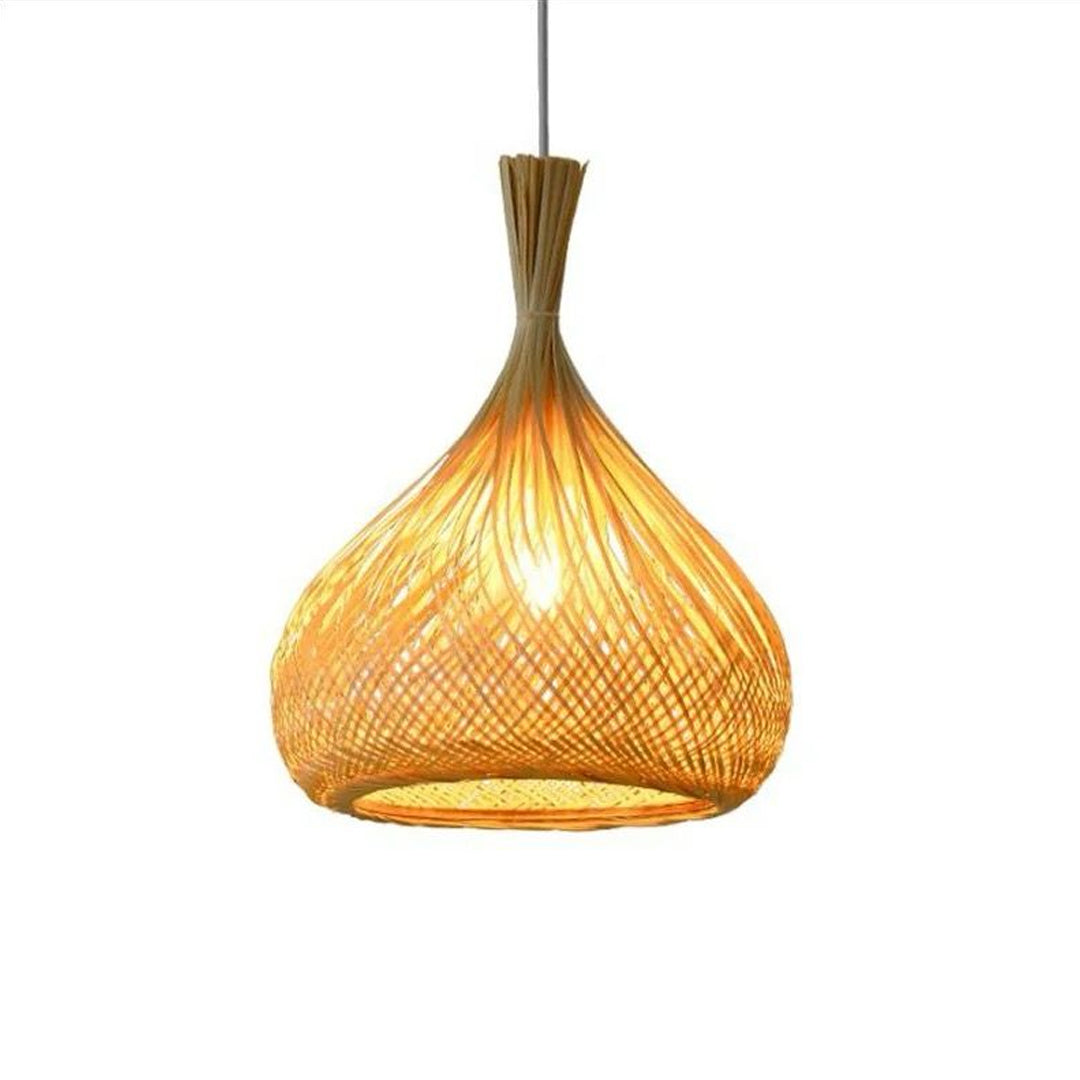 New Design Bamboo Lampshades Chandelier Lamp Alostoura lighting