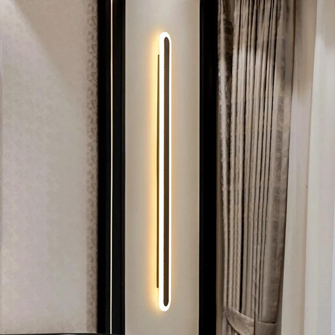 New Design Lighting Fixture Led Sconces Linear Wall Lamp Long Rectangle Decoration for American Style Alostoura lighting