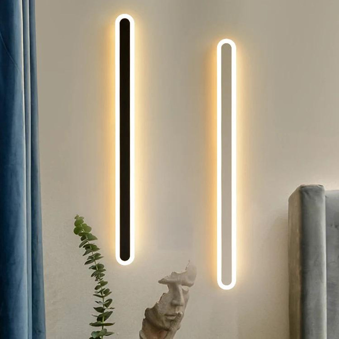 New Design Lighting Fixture Led Sconces Linear Wall Lamp Long Rectangle Decoration for American Style Alostoura lighting