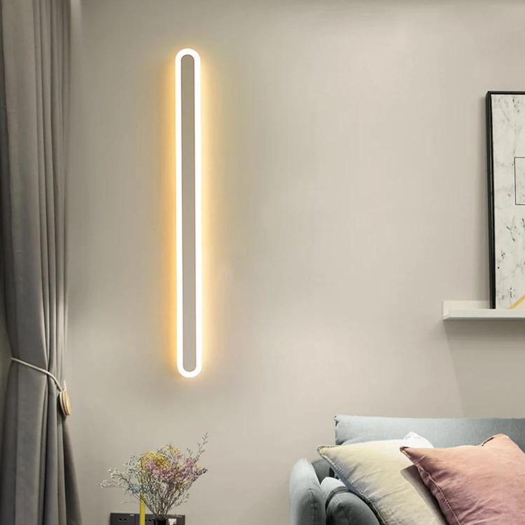 New Design Lighting Fixture Led Sconces Linear Wall Lamp Long Rectangle Decoration for American Style Alostoura lighting