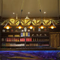 New Style Nordic Retro Industrial Pendant Light Hemp Rope Chandelier for Restaurant Bar Loft Ceiling Lamp Alostoura lighting