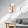 Nordic Creative Glass Ball Wall Lamp Living Room Bedside Bedroom Study Art LED Wall Light Alostoura lighting