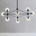 Nordic Industrial Retro Loft Bedroom Cafe Shop Chandelier Creative Glass Lamp Decorative Chandelier Alostoura lighting