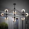 Nordic Industrial Retro Loft Bedroom Cafe Shop Chandelier Creative Glass Lamp Decorative Chandelier Alostoura lighting