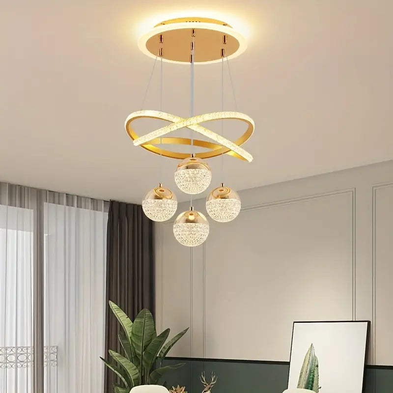 Nordic Modern bedroom Chandeliers Lights Vintage Lighting Pendant Light Crystal Modern Ceiling Alostoura lighting