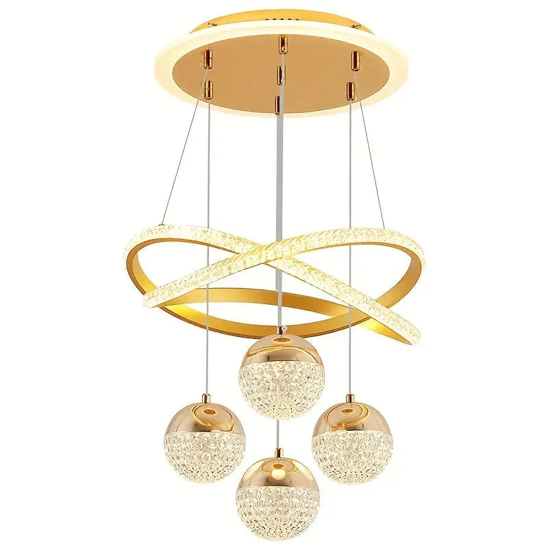 Nordic Modern bedroom Chandeliers Lights Vintage Lighting Pendant Light Crystal Modern Ceiling Alostoura lighting