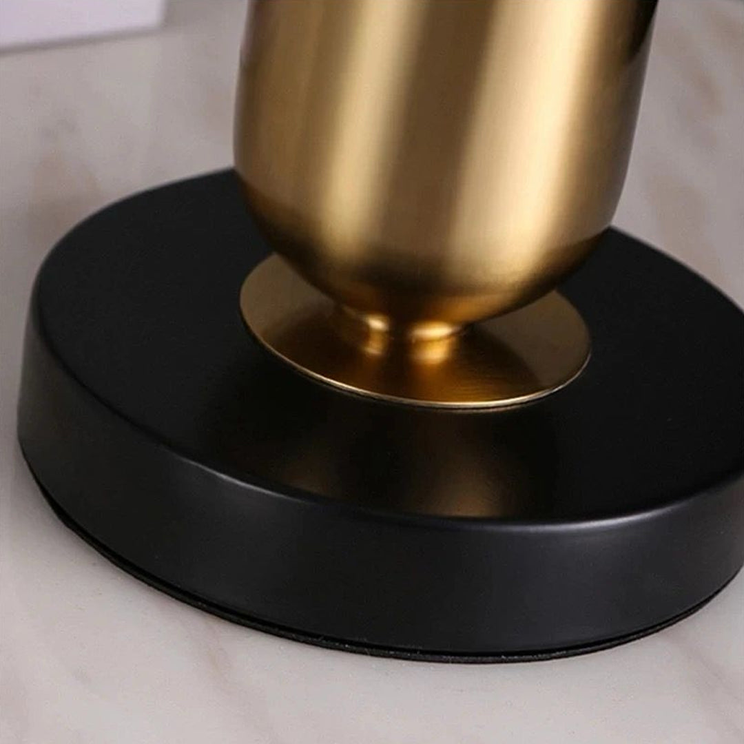 Nordic Simple High Lumen Bedroom Bedside Table Lamp Gold With Charging Function Alostoura lighting