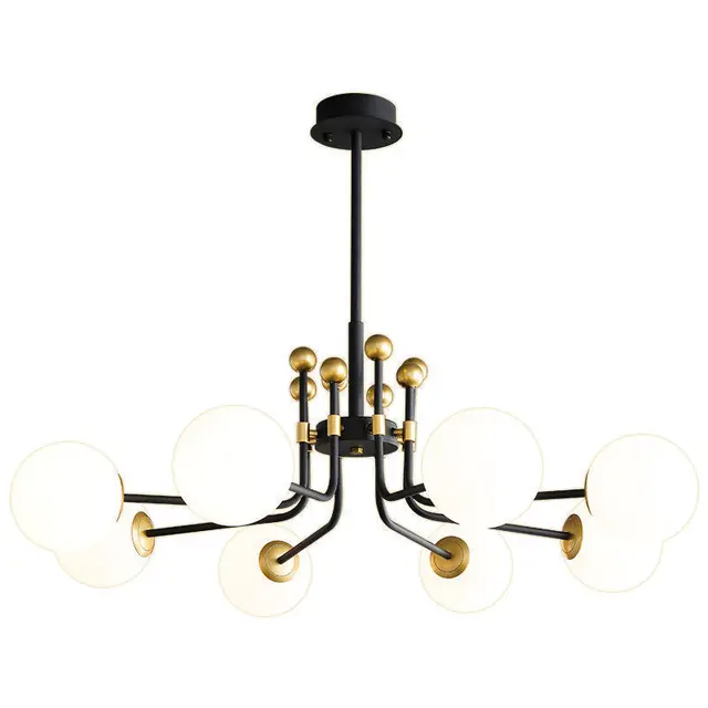 Nordic Simple Modern Decorative Lighting Fixture Round Glass Ball LED ...