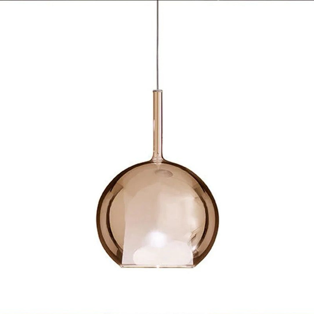 Nordic creative bubble double-glazed amber single head chandelier simple E27 restaurant DIY combination decorative LED lighting Alostoura lighting