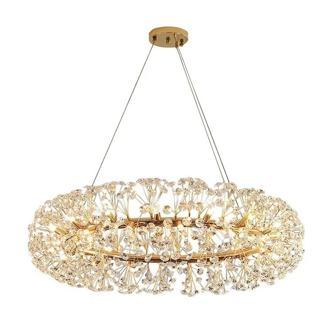 Nordic light luxury style dandelion crystal chandelier bedroom dining room model room creative chandelier Alostoura lighting