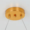 Nordic modern gold decoration double tier glass Pendant Light Chandelier with 7 heads Alostoura lighting