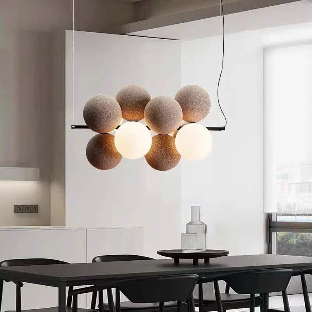 Nordic modern simple bar bedside clothing shop window decoration small chandelier designer spherical lamp Alostoura lighting