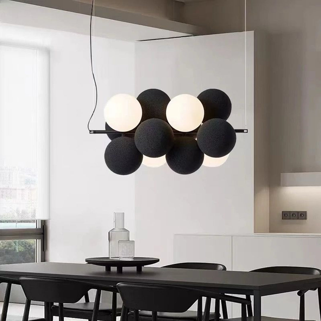 Nordic modern simple bar bedside clothing shop window decoration small chandelier designer spherical lamp Alostoura lighting