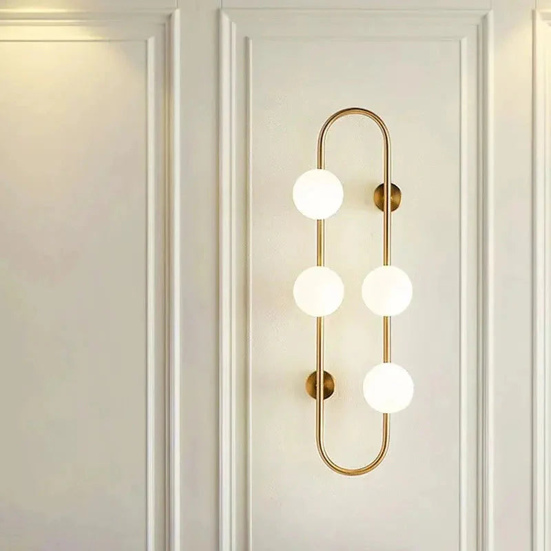 Nordic style light Creative Bedroom Simple shape lighting luxury Modern Indoor Wall Nordic style light Alostoura lighting
