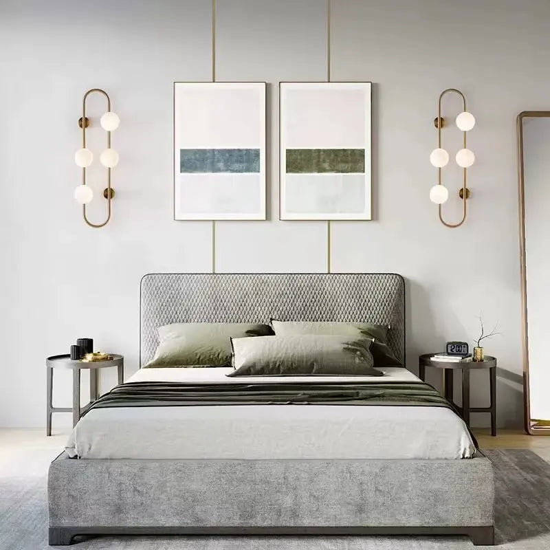 Nordic style light Creative Bedroom Simple shape lighting luxury Modern Indoor Wall Nordic style light Alostoura lighting