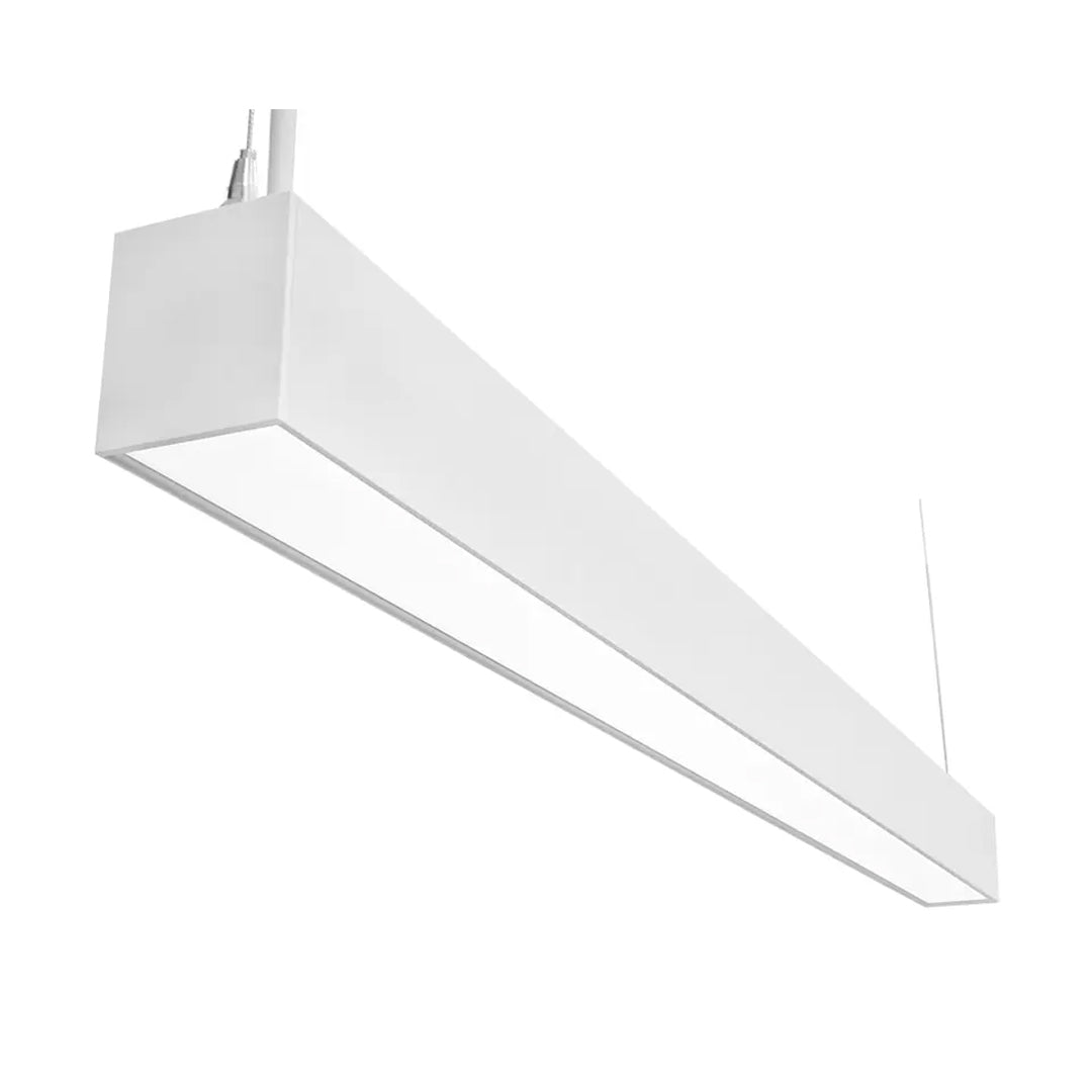 Office Aluminum Seamless Linkable 4ft LED Linear Light CCT Adjustable Alostoura lighting