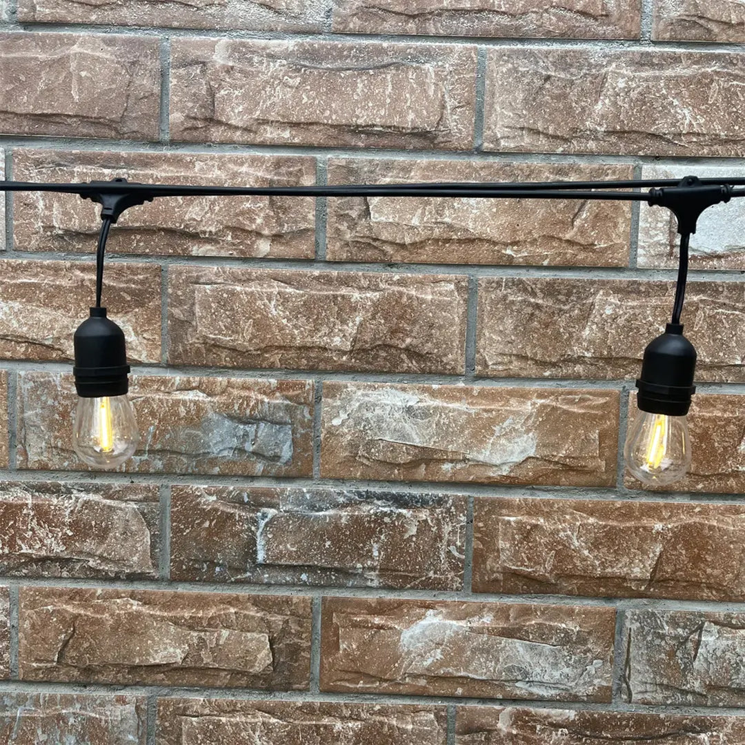 Outdoor String Lights E27 Lamp Holder With Bulb G45 Alostoura lighting