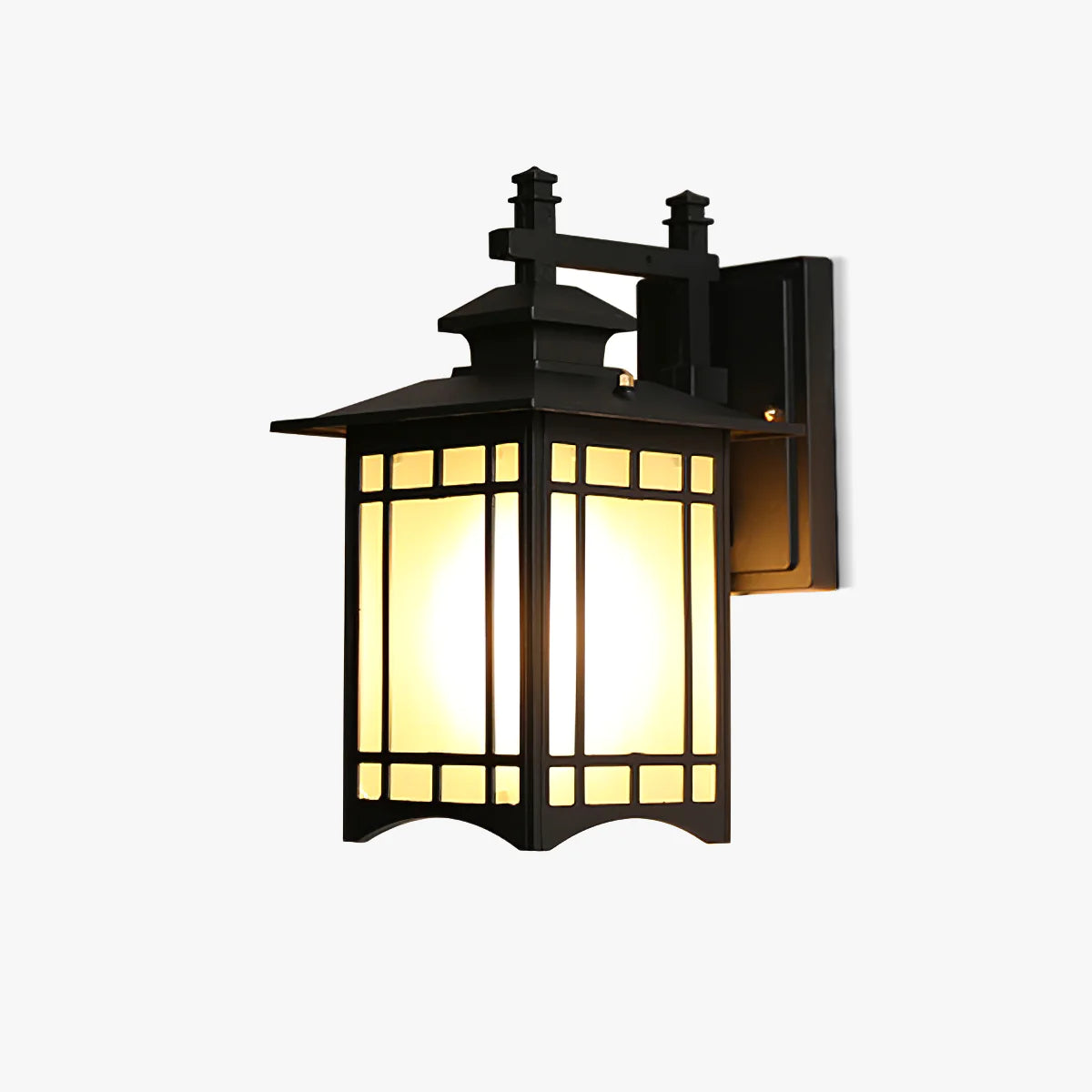 Outdoor Wall Mount Lighting Wall Sconce IP65 Waterproof Milky White Glass Antique Wall Light for Patio Hallway Corridor Alostoura lighting