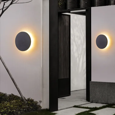 Outdoor lights led wall garden outdoor wall mounted entrance light European modern simple led external wall lights Alostoura lighting